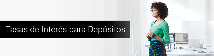 Tasas de Interés para Depositos